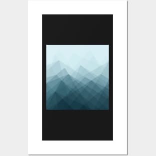 Geometric Mountains - Ski Life Posters and Art